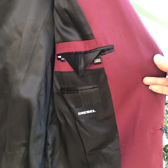 Diesel Maroon Blazer - Picture 5 of 11